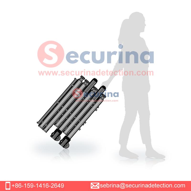 Securina-SA300P 24 zones Portable Walk Through Security Metal Detector 