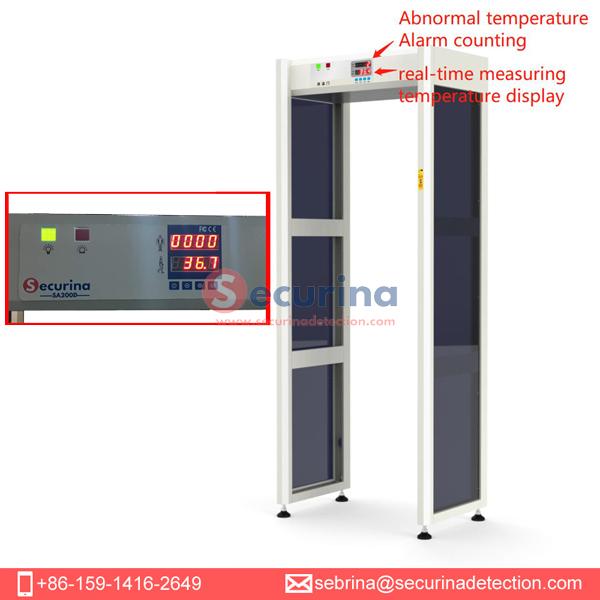 Securina-SA200D Walk Through Infrared Body Temperature Thermometer