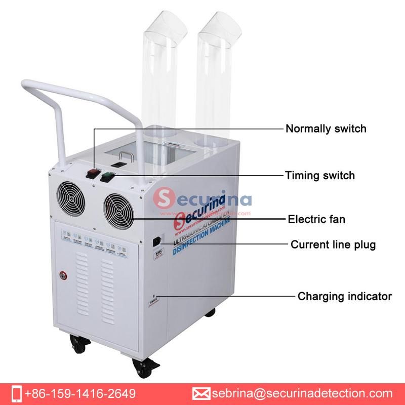 Ultrasonic Atomizer Disinfection Mobile Sterilization Machine