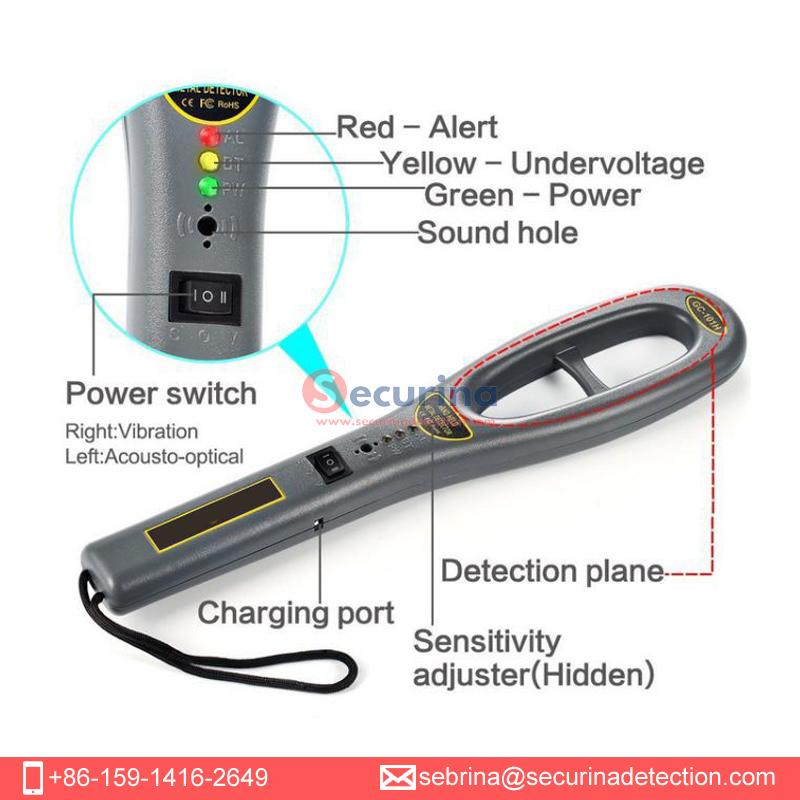 Security Portable Handheld Metal Detector GC-101H