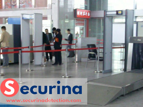 Securina Walk Through Metal Detector New Software Display