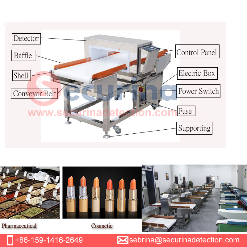 Securina-SA810 Belt Conveyor Metal Detector for Food Industrial