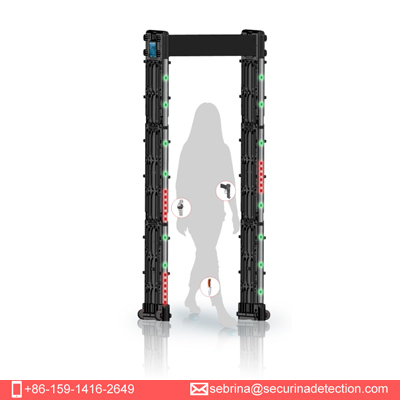 Securina-SA300P 24 zones Portable Walk Through Security Metal Detector 